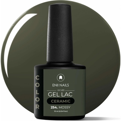 ENII NAILS Gel lak Ceramic 254 Mossy 10 ml