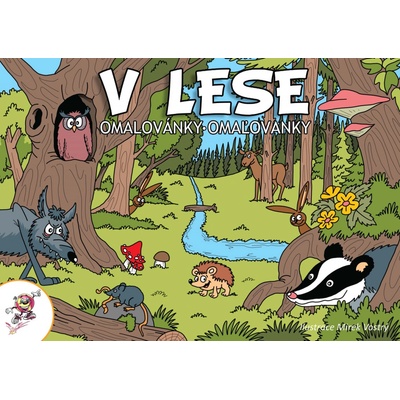 Omaľovánka A5 LUX V lese