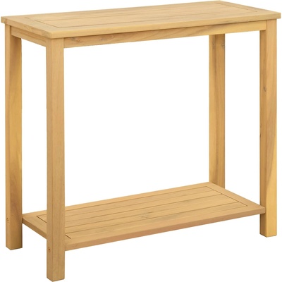 vidaXL Градинска конзолна маса Светъл акация 80 x 35 x 75 cm (42026789)