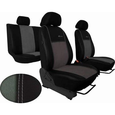 Autopoťah Pokter Exclusive Alcantara - Šedé