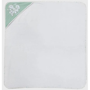 Bambino Casa Хавлия с качулка Bambino Casa - Paris, 100 х 100 cm, Bianco Mint (3211) - baby