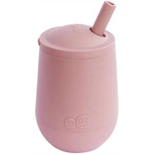 EzPz Обучителна чаша със сламка 12+ месеца Mini Cup Blush (MS-B7612U)