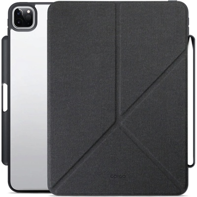 Epico Clear Flip Case iPad 12.9 2021/2022 transparentné 57911101200001 čierne