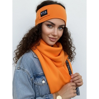 VSB Luxusný teplákový set šál + orange