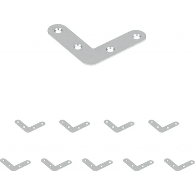Walteco Spojovací plochý úhelník 60x60x16mm 10 ks 452BP2