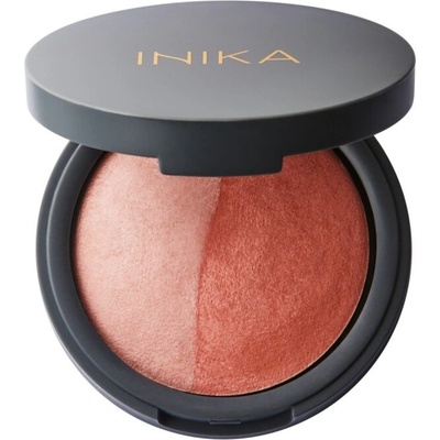 INIKA Organic Blush Duo duo lícenka Burnt Peach 6,5 g