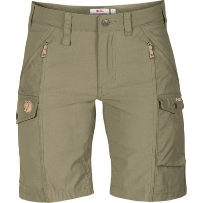 Fjällräven Outdoorové šortky Nikka Shorts Curved W Light Olive