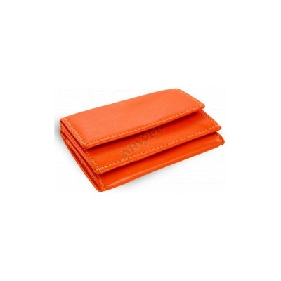 Arwel kožená mini peněženka 511 4392A oranžová