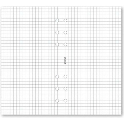 Filofax Poznámkový papír, čtverečkovaný, bílý náplň osobních diářů 20 listů A6