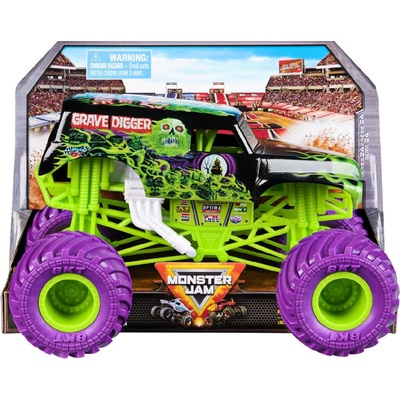 Monster Jam Grave Digger Neon 1:24