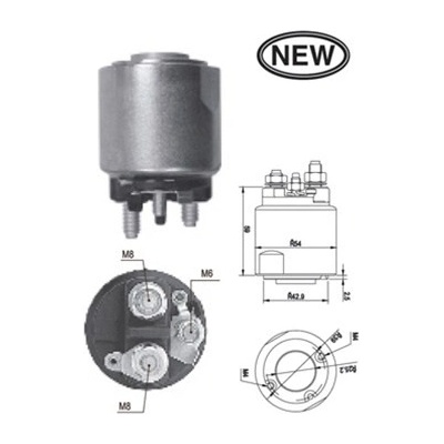 MAGNETI MARELLI Elektromagnetický spínač, startér 940113050561