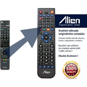 Diaľkový ovládač Alien Sharp GA959WJSA