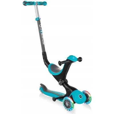 Globber Go Up Deluxe Lights tyrkysová
