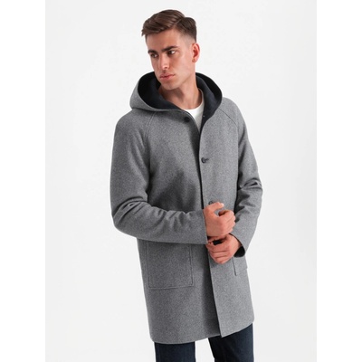 Ombre Clothing pánsky kabát Birkiif béžová