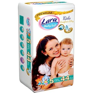 Lara Бебешки пелени Lara Premium - Junior, 11-25 kg, 44 броя (54305) - ozone