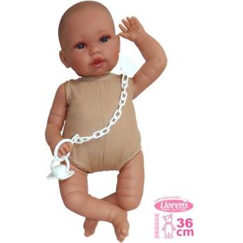 Llorens 636P NEW BORN 2 в 1 - реалистична кукла бебе със звуци и меко текстилно тяло