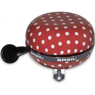 Basil Big Bell Polkadot Bílá Červená – Zboží Dáma