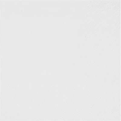 Santex Servítky jednofarebné biela 21 x 20 cm