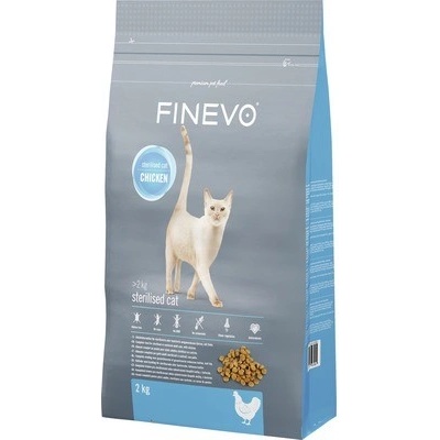 Finevo pro kočky Sterilised Cat kuřecí 2 kg
