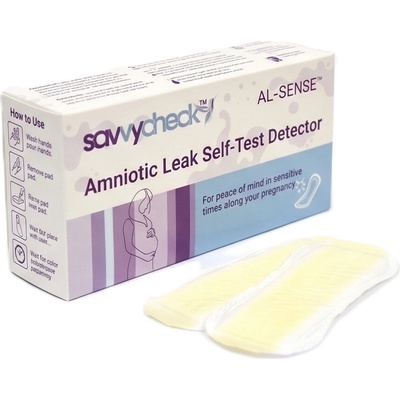 Savyon Diagnostics SavvyCheck Testovací vložky pro detekci úniku plodové vody Jistota v těhotenství 5 ks