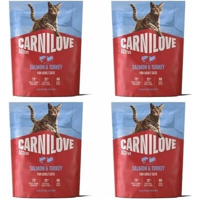 CARNILOVE Active Cat Salmon and Turkey Adult 4 x 400 g
