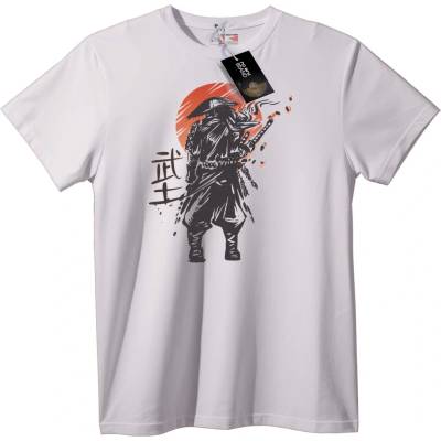 NOONEBRAND Тениска Самурайски воин - 2XL, Black