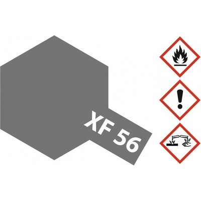 Tamiya 81356 XF-56 Flat Metallic Grey Color Acrylic Paint 23ml