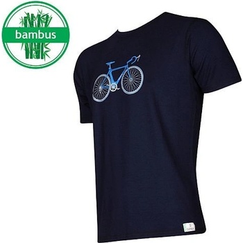 Lonka tričko Fuzzy bambus tmavě modrá