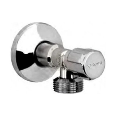 SCHELL Comfort 1/2"-3/4"ventil rohový pračkový bez klapky chróm 033000699