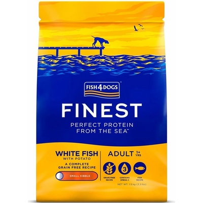 Fish4dogs veľké Finest biela ryba so zemiakmi 1,5 kg