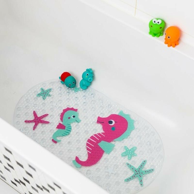 Canpol Babies Love&Sea Bath Mat Pink protiskluzová podložka do vany