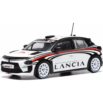 Lancia Ypsilon Rally4 HF Miki Biasion testování 2024Ixo Models 1:43