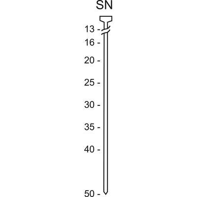 Schneider hřebíky se závěrnou hlavičkou typ SN 125 NK/5000 DGKC520004