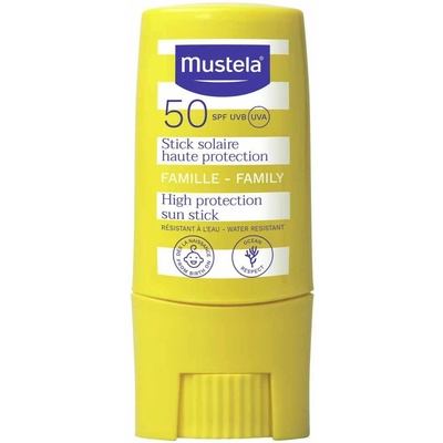 Mustela Слънцезащитен стик Mustela, SPF 50+, 9 ml