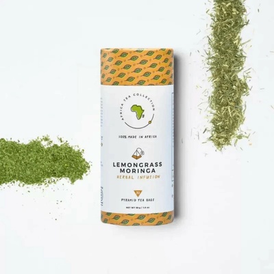 KAZI YETU Lemongrass Moringa bylinný čaj z citrónovej trávy a moringy 50 g
