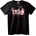 NOONEBRAND Тениска Свети Валентин Анимационен - 2XL, Black
