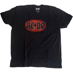 AC/DC Oval Logo Vintage Black XL Риза (ACDCTS70MB04)