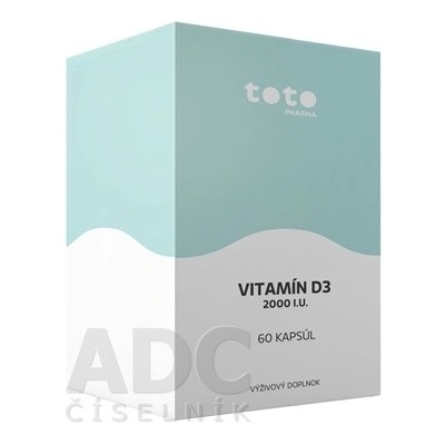 Toto Vitamín D3 2000 I.U. 60 ks