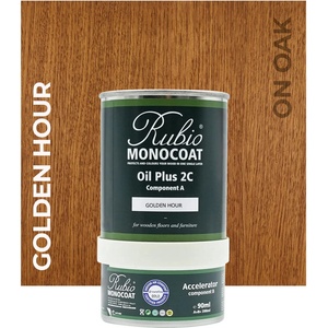 Rubio Monocoat Oil 2C Golden Hour - Двукомпонентно масло за вътрешна употреба 3.5л (6043)
