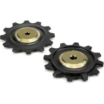 Enduro Bearings Ролки за заден дерайльор Enduro лагер 12 зъба XD15 Керамични Хибридни (графит)