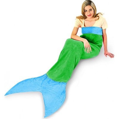 Snuggie ZM 1 Deka v tvare morskej panny MERMAID zelená