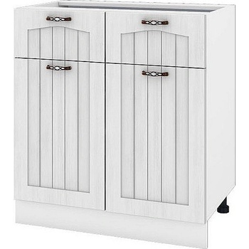 ИРИМ Долен кухненски шкаф Сити БФ-Бяло фладер-04-26 80 см