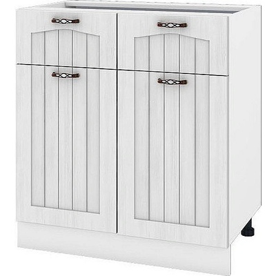 ИРИМ Долен кухненски шкаф Сити БФ-Бяло фладер-04-26 80 см