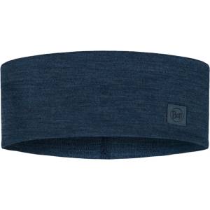 Buff Лента за глава Buff Merino Wide Headband - Solid Night Blue - размер One Size (204-9110-0511)