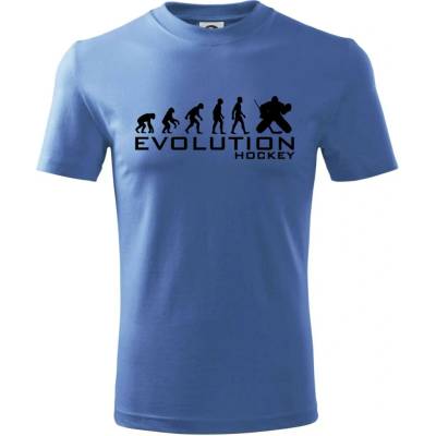 Evolúcia Hockey brankár tričko svetlomodrá
