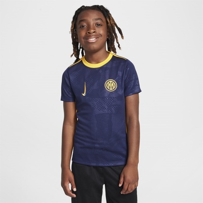 Юношеска футболна фланелка Nike Inter Milan Third Pre Match Shirt 2024 2025 Juniors - Blue