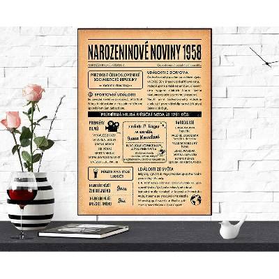 Narozeninové noviny 1958 - elektronické, jednostranné