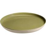 Emile henry (Франция) Керамична чиния emile henry dessert plate десертна - цвят зелен с екрю (eh 8918-v0)