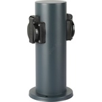 Brilagi - Екстериорен стълб с контакти pillar 2z schuko 230v ip44 антрацит (bg1531)