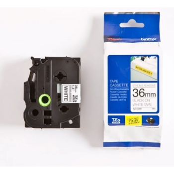 Brother TZe-S261 Tape Black on White Adhesive 36mm 8m (TZES261)